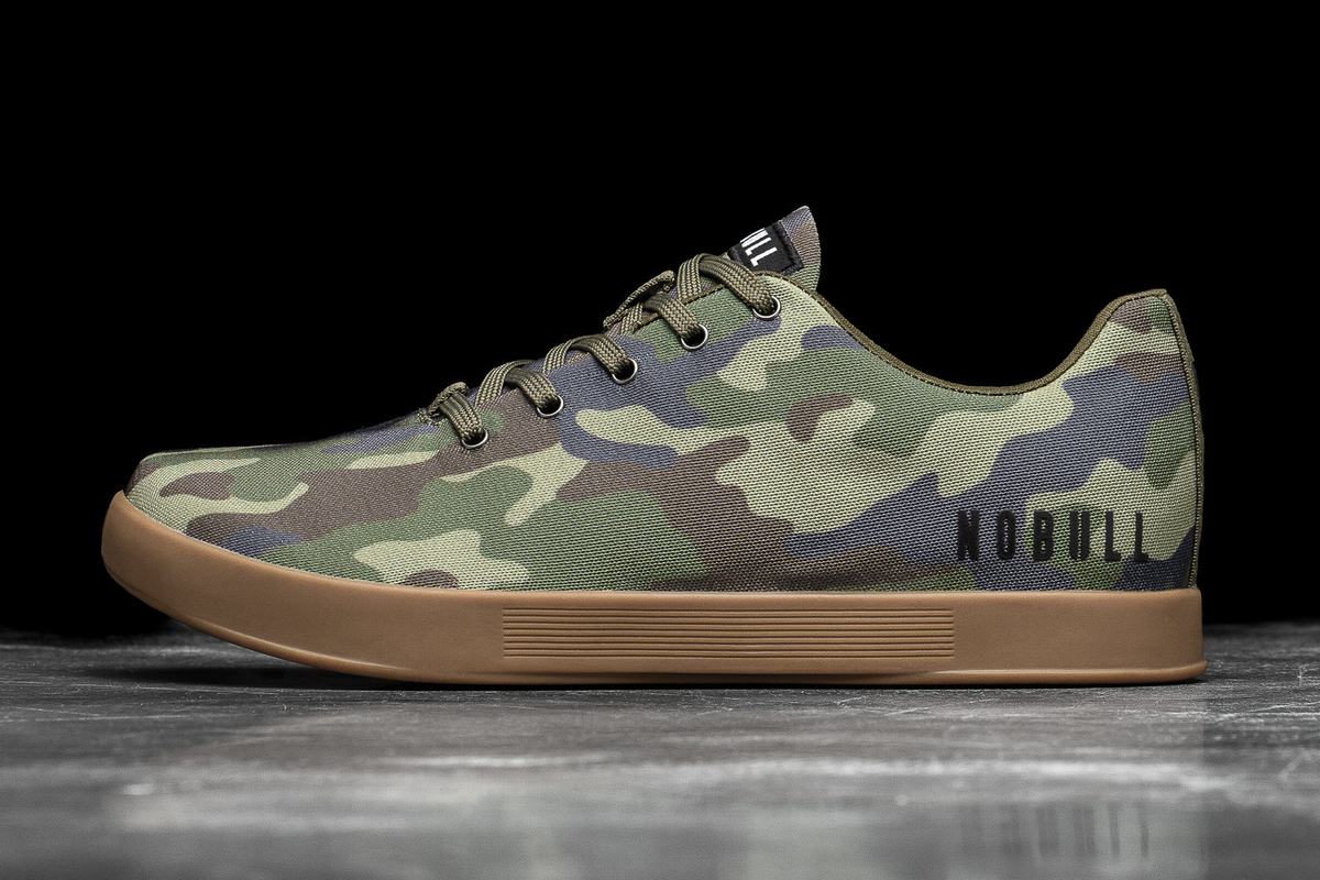 Nobull Canvas Men\'s Trainers Camo | Australia (GZ7561)